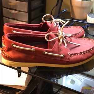 Red Sperry Shoes Size 11 Men’s
